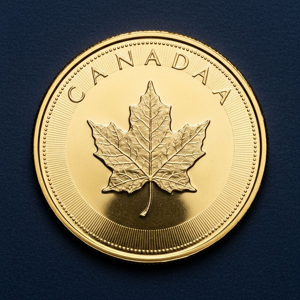 加拿大楓葉金幣 1/2盎司 - 999.9純金